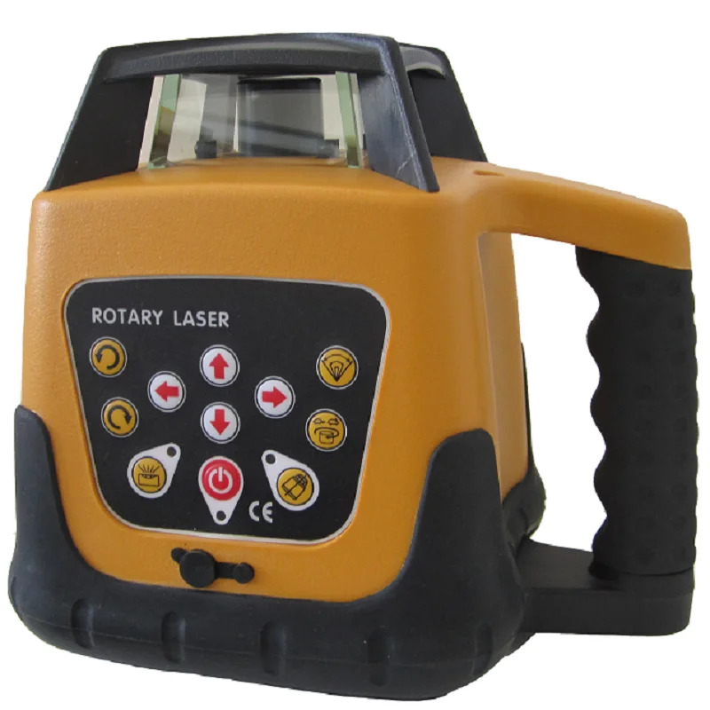 Rotary Laser Level 500M Range - 高精度自動電子セルフレベリング360°回転レーザー3D赤色ビームレーザーレベル500m測距/測定機器
