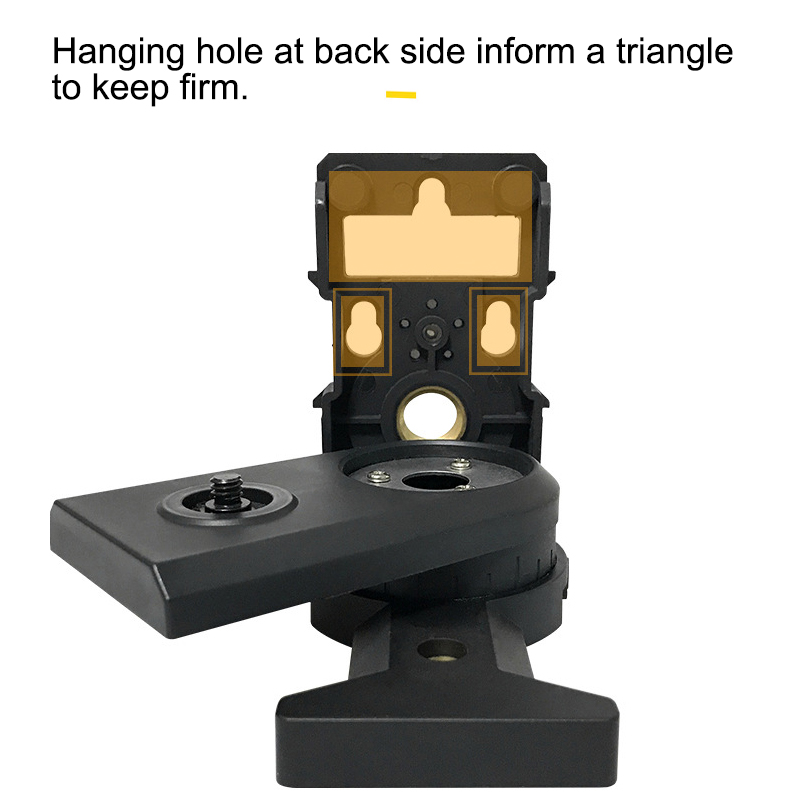 Line Laser Level Magnetic Bracket - 取り付けブラケットインターフェース赤外線レベルハングウォールハンガー水平計器ブラケット180調整可能なレーザーレベル磁気壁