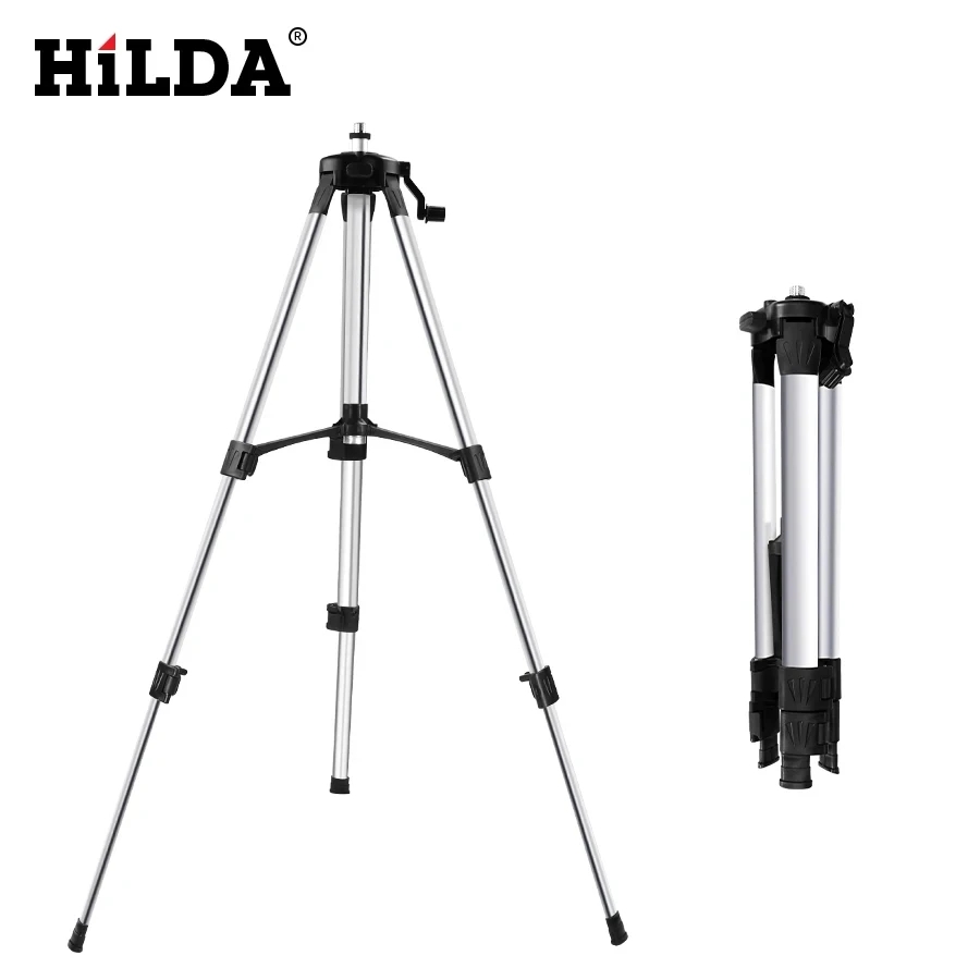 Laser Level Tripod Stand 1.5M - HILDA 1.2m 1.5m 調節可能なレーザーレベル用三脚 伸縮式サポートスタンド 1/4