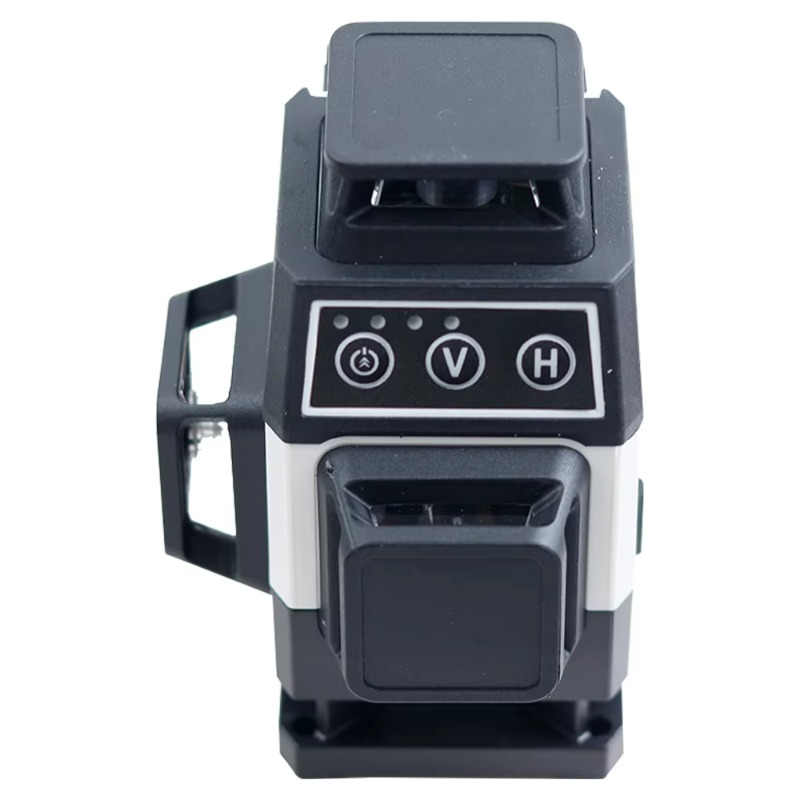 Laser Level 4D 16 Line Green - 4Dレーザーレベル、緑色のライン、自動水平調整機能、水平・垂直の強力な緑色レーザー光、Pracmanu ミニ16ラインレーザーレベル