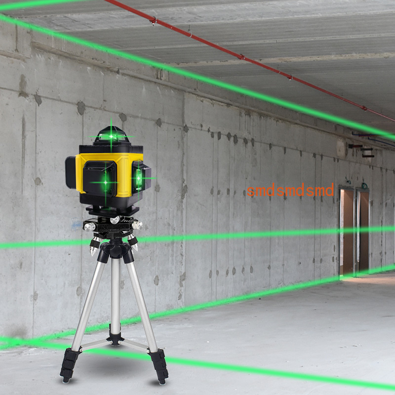 16ライン4Dレーザーレベル水平＆垂直クロスライングリーンビ - Laser Level 4D 16 Line Green のレビューと価格