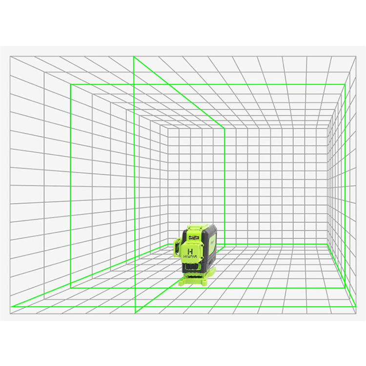 903DG 12ライン 3Dクロスライン グリーンビームレー - Green Beam Laser Level 12 Line のレビューと価格