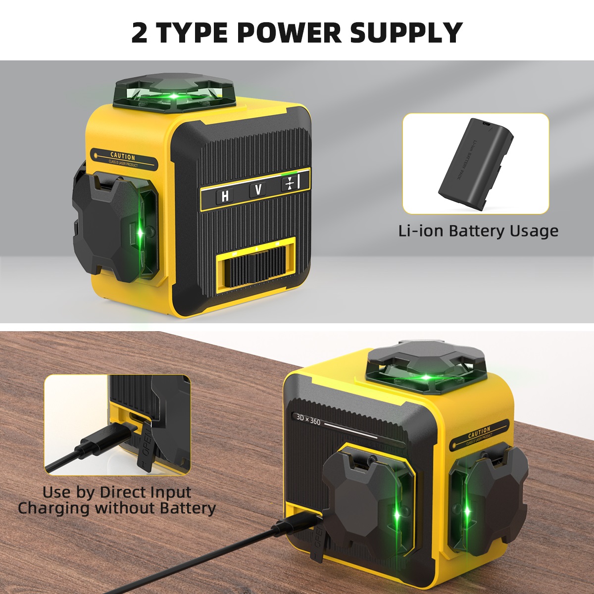 M03CG ミニデジタルスピリットレーザーレベル 12ライン - Laser Level 3D Cross Line Self Leveling のレビューと価格