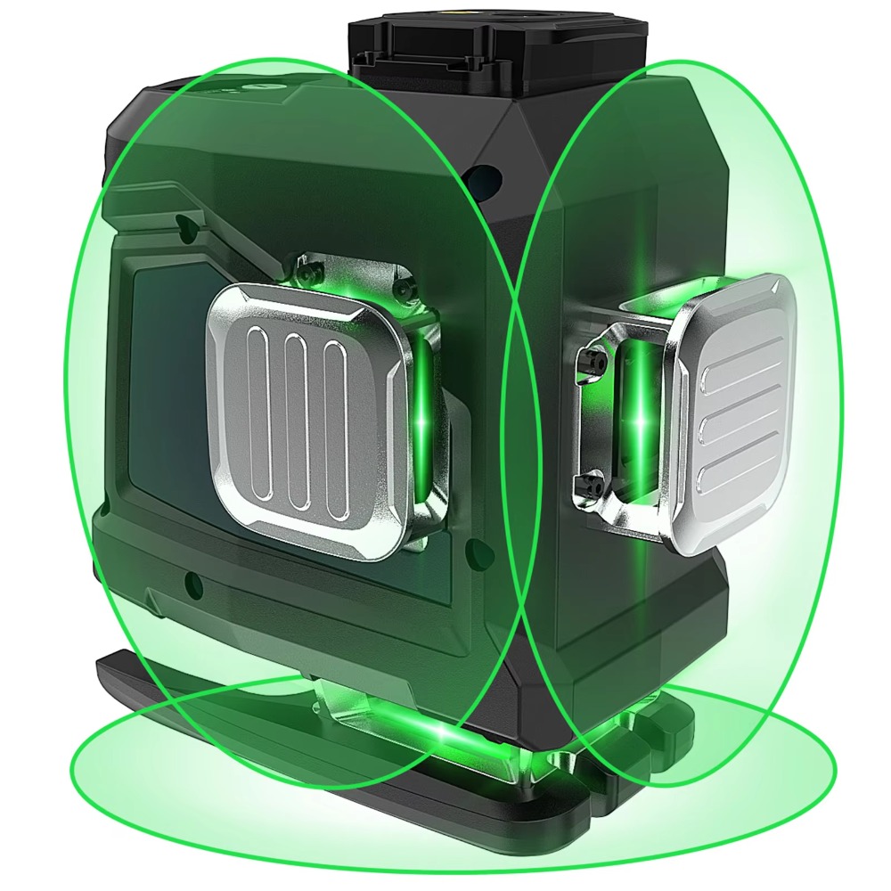 高精度12ライングリーンレーザーレベル 超高輝度レッドライト - Laser Level Outdoor Bright Green のレビューと価格