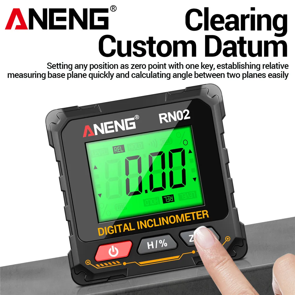 磁気デジタル角度計 ANENG RN03 レーザー傾斜計 充 - Laser Level Rechargeable Usb のレビューと価格