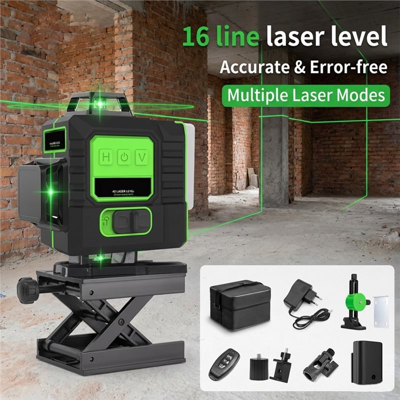 KYCOR 超高輝度 12ライン グリーンレーザーレベル 3 - Laser Level Outdoor Bright Green のレビューと価格