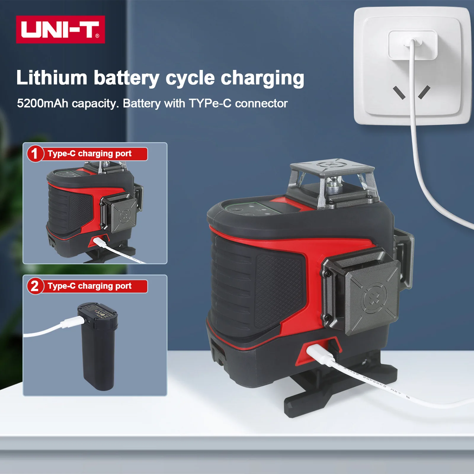 UNI-T LM575LD-e 3D 12ライン グリーンレ - Laser Level 3D Cross Line Self Leveling のレビューと価格