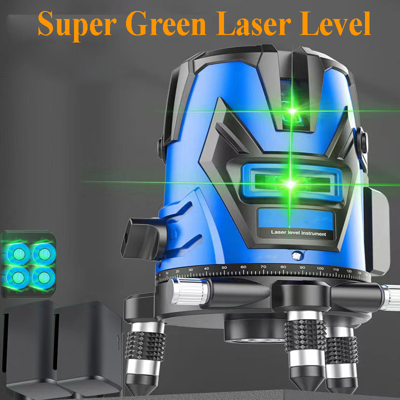 CUPBTNA 屋外レーザーレベル,5ライン,6ポイント,高 - Laser Level Outdoor Bright Green のレビューと価格