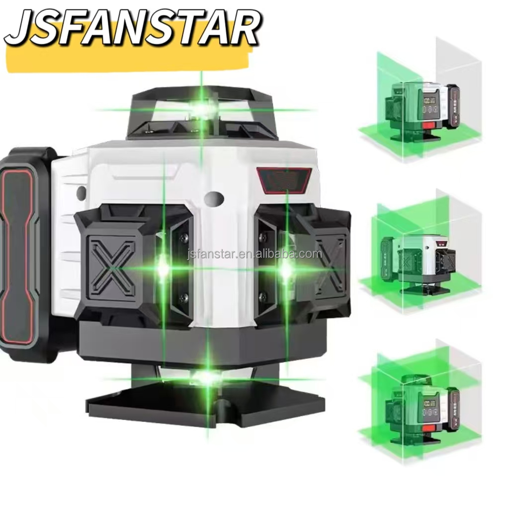 ATVNew デジタル16ライン グリーンレーザーレベル セ - Laser Level 4D 16 Line Green のレビューと価格