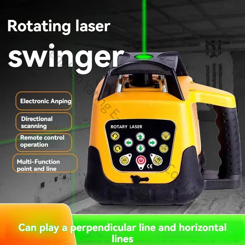 グリーンビーム回転式レーザーレベル – 完全自動電子水平調整 - Rotary Laser Level 500M Range のレビューと価格