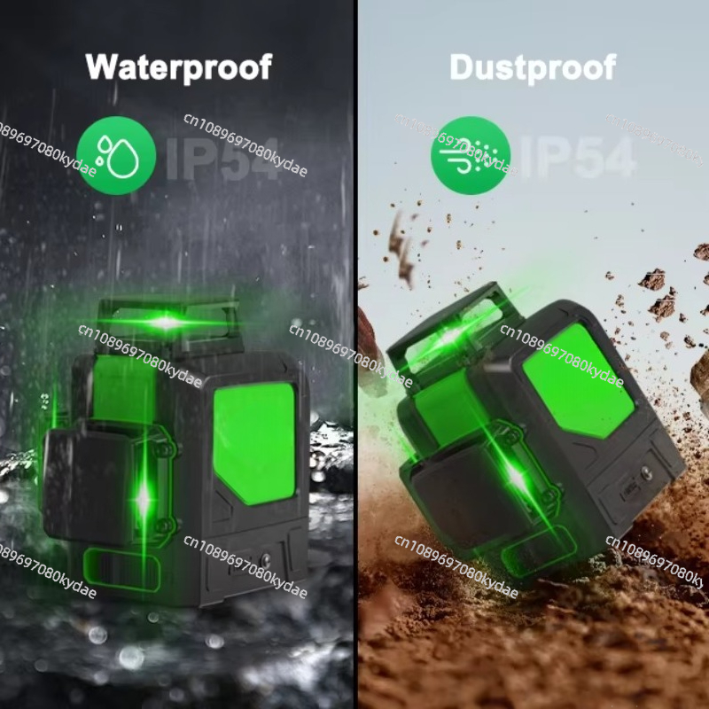 360グリーンラインレーザーレベルIP54防水グリーン自動携 - Green Beam Laser Level 12 Line のレビューと価格