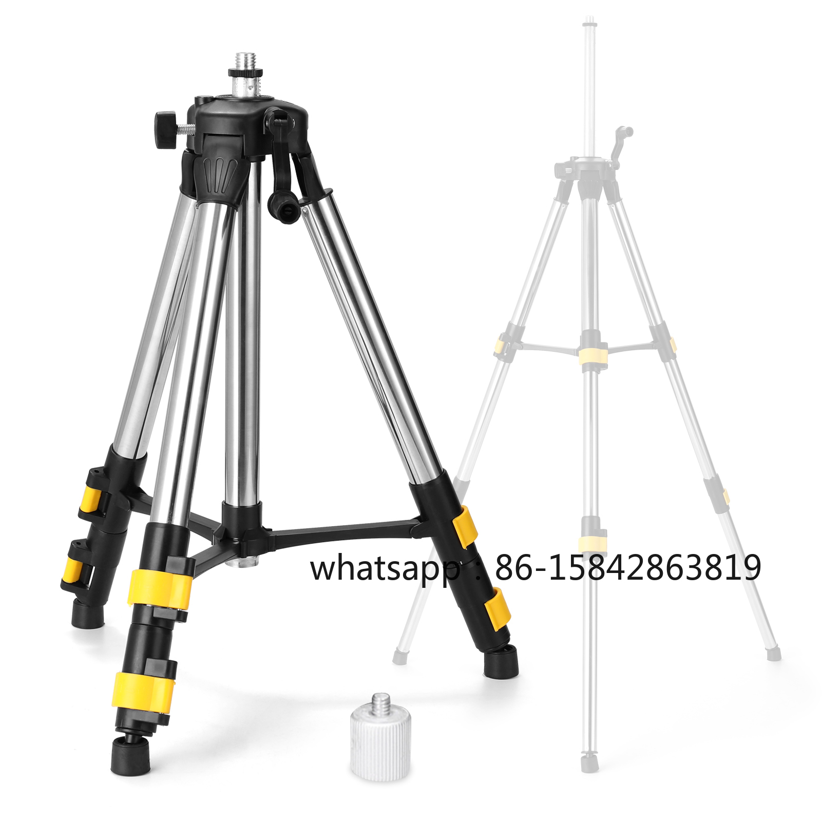 0.45M/1.2M/1.5M ステンレス鋼製延長バー三脚ス - Laser Level Tripod Stand 1.5M のレビューと価格