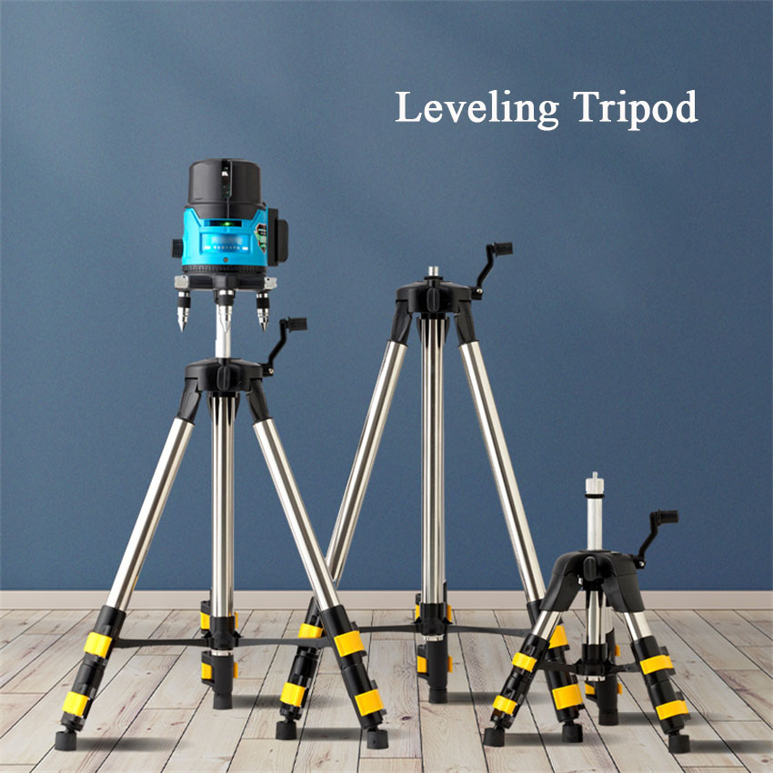 ステンレス製延長バー付き三脚スタンド。0.45m、1.2m、 - Laser Level Tripod Stand 1.5M のレビューと価格