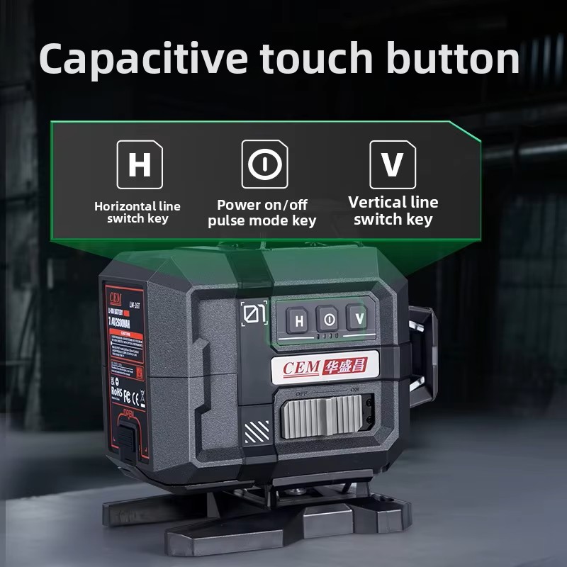 CEM 4D 16ライン グリーンコードレスレーザー 360 - Laser Level 4D 16 Line Green のレビューと価格