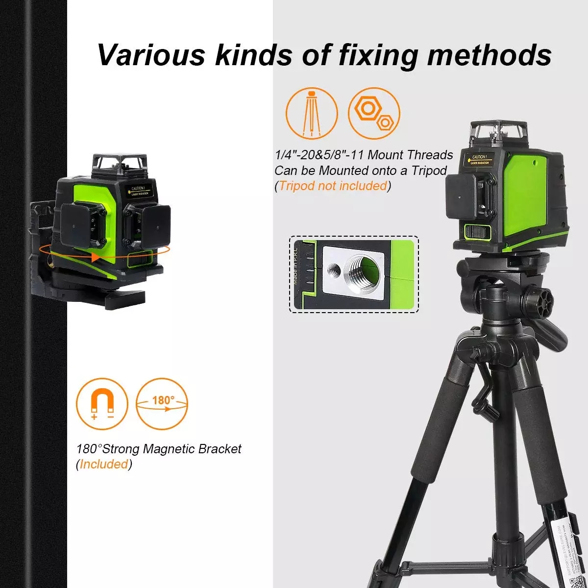 GF360G、3Dグリーンビーム＆セルフレベリングクロスライ - Laser Level 3D Cross Line Self Leveling のレビューと価格