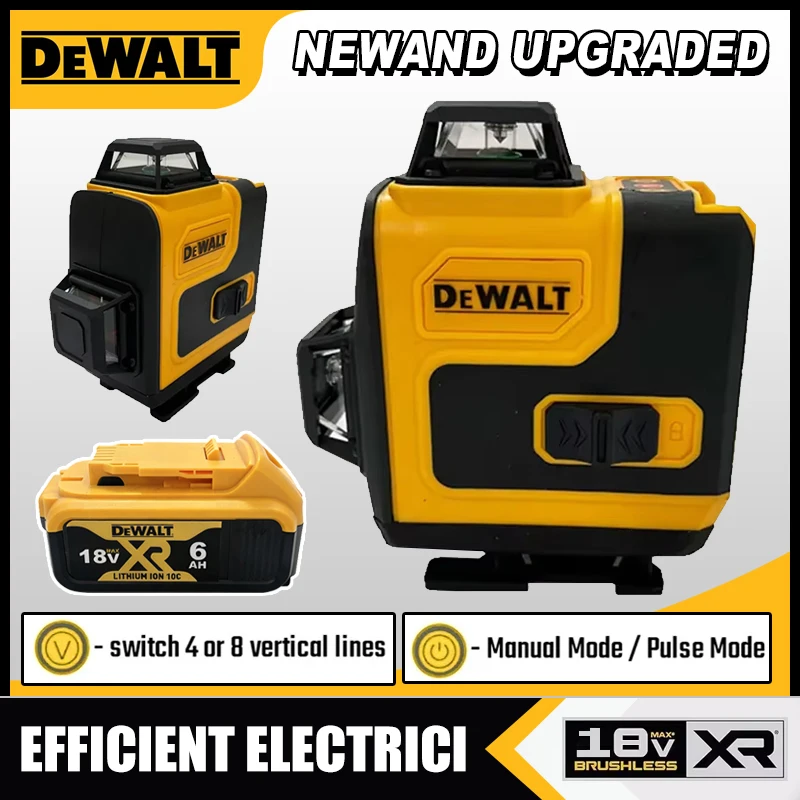Dewalt レーザーレベル 360 グリーン 16 ライン - Laser Level 4D 16 Line Green のレビューと価格