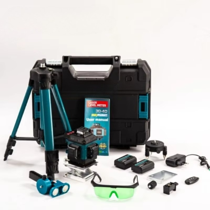 デジタル16ライン4Dグリーン卸売レーザーレベル自動水平調整 - Laser Level 4D 16 Line Green のレビューと価格