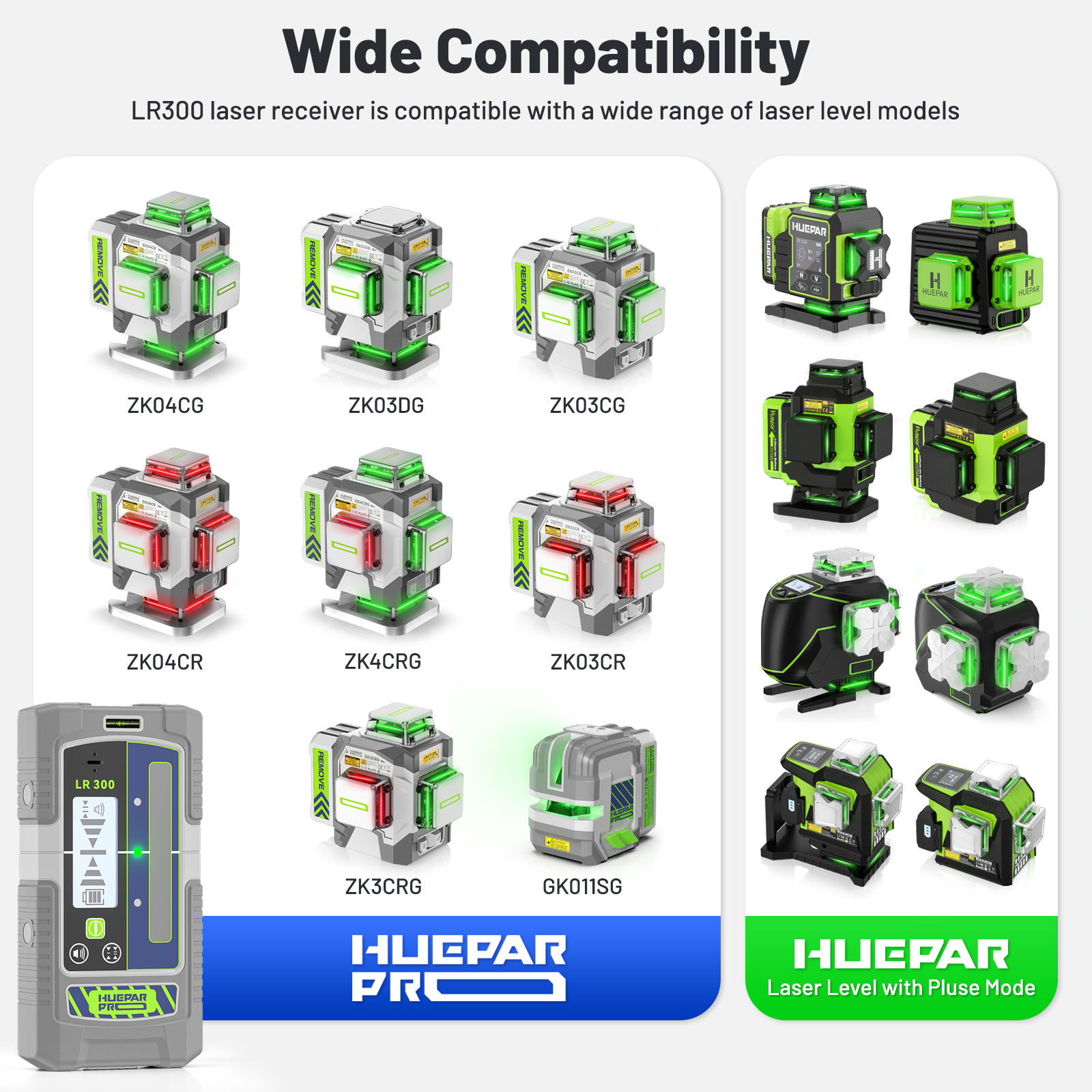 2026 Huepar LR300 レーザーレベル受光器検出 - Laser Level With Receiver Detector のレビューと価格