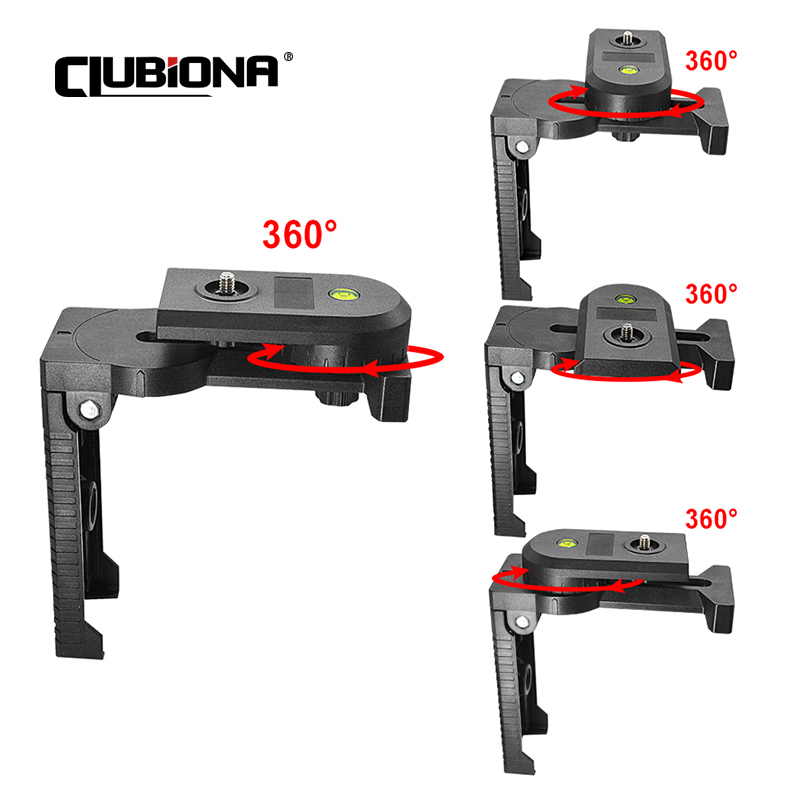 壁掛け式360度回転磁気ブラケット器具ホルダー（1/4インチ - Line Laser Level Magnetic Bracket のレビューと価格